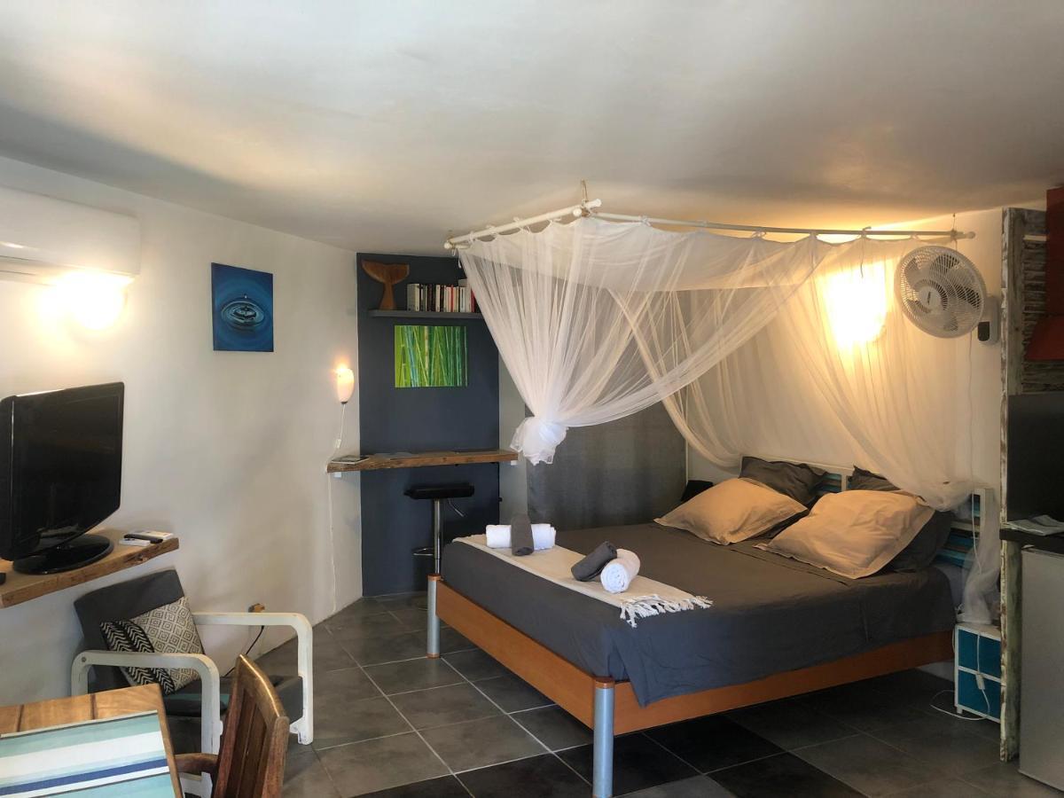 Studio Independant Dans Propriete Avec Piscine Et Wifi Apartment แซ็งต์-จีลส์-เลส์-แบ็งส์ ภายนอก รูปภาพ